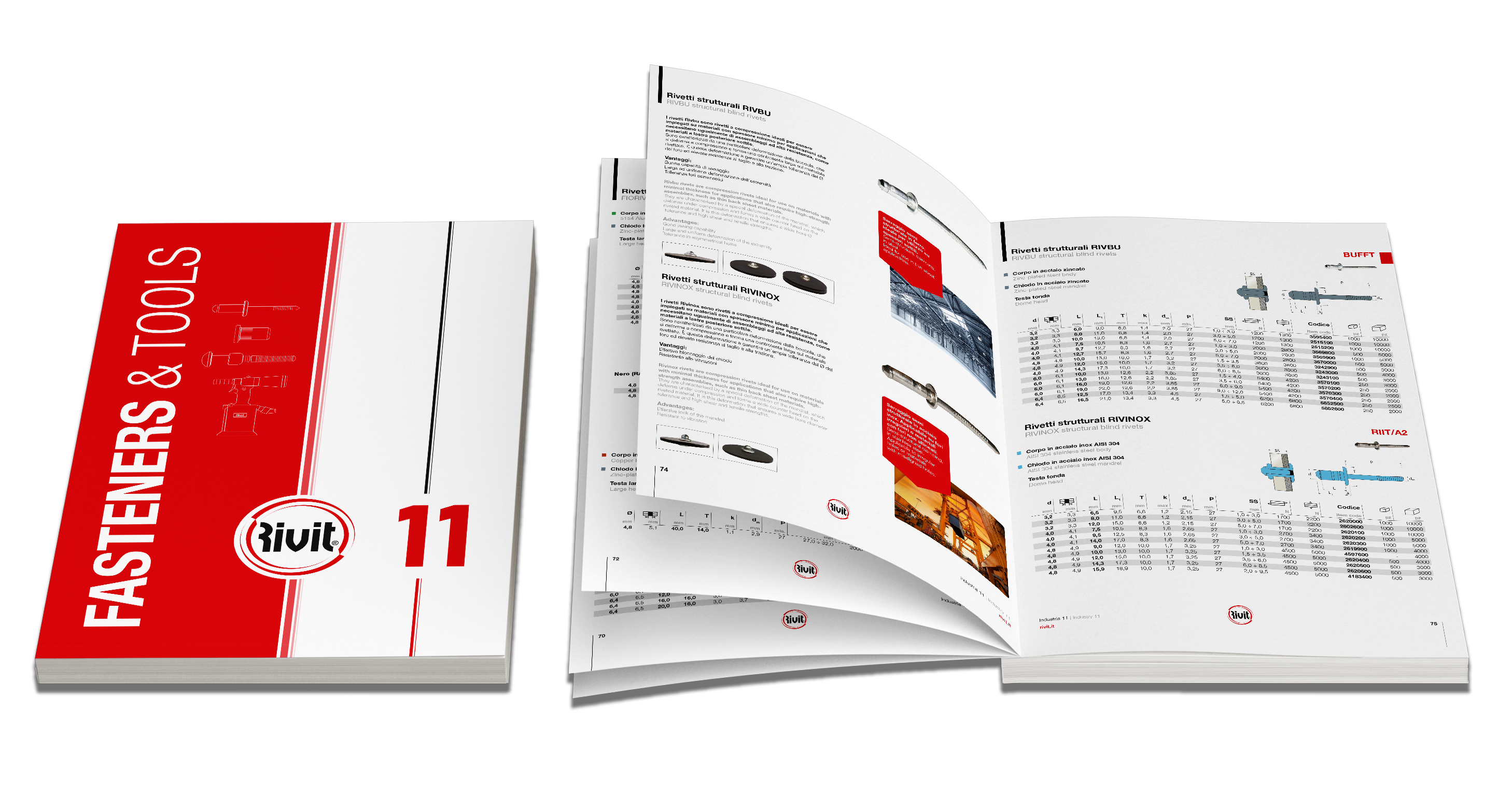 Nuovo catalogo "Fasteners & Tools 11" Rivit