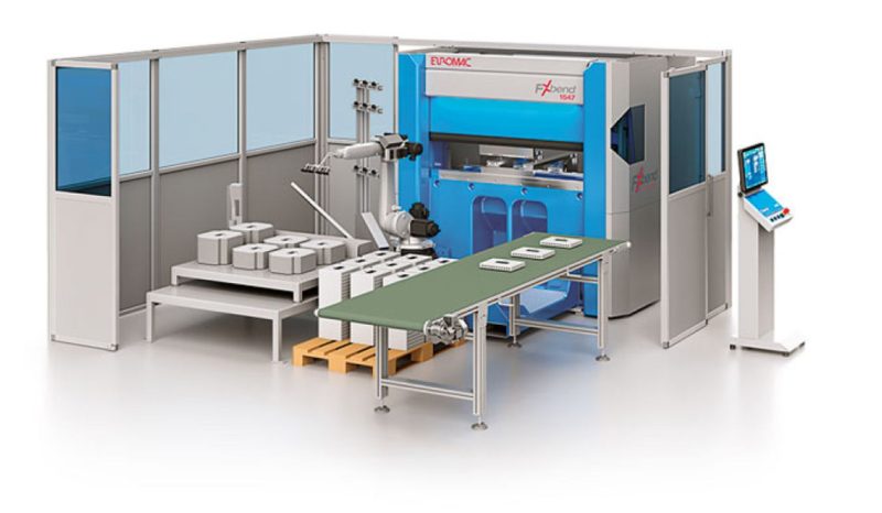 Presso piegatrice automatizzata e configurabile