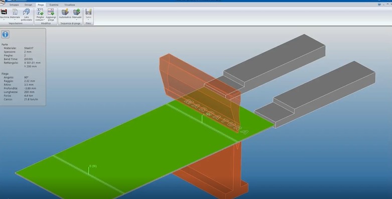 Software per programmazione piegatrici