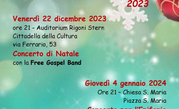 locandina concerti natale