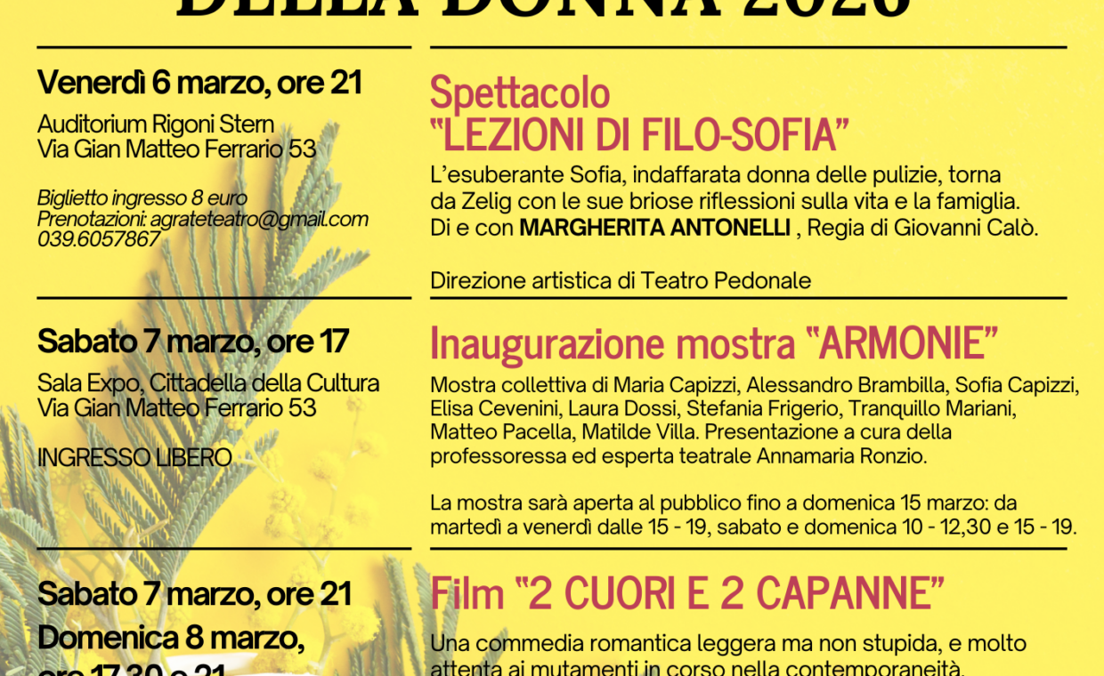 Giornata Donna 2026.