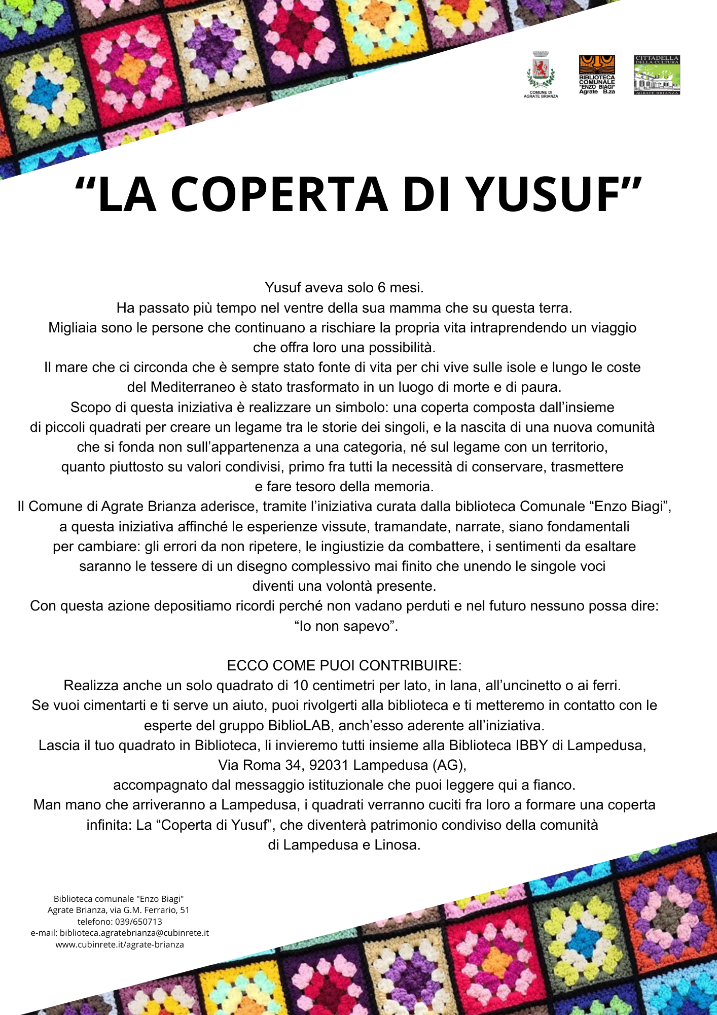 Locandina def. La coperta di Yusuf