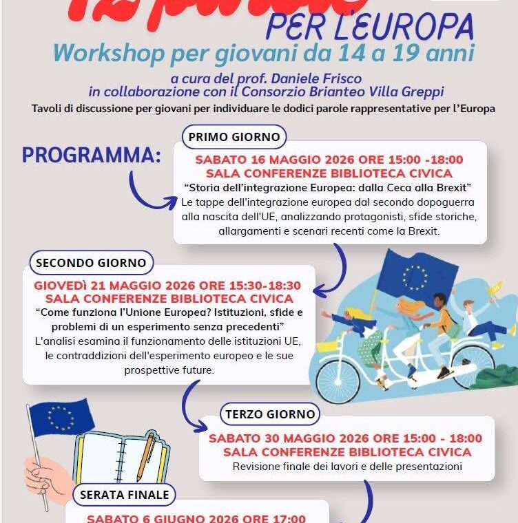 12 parole per l'europa