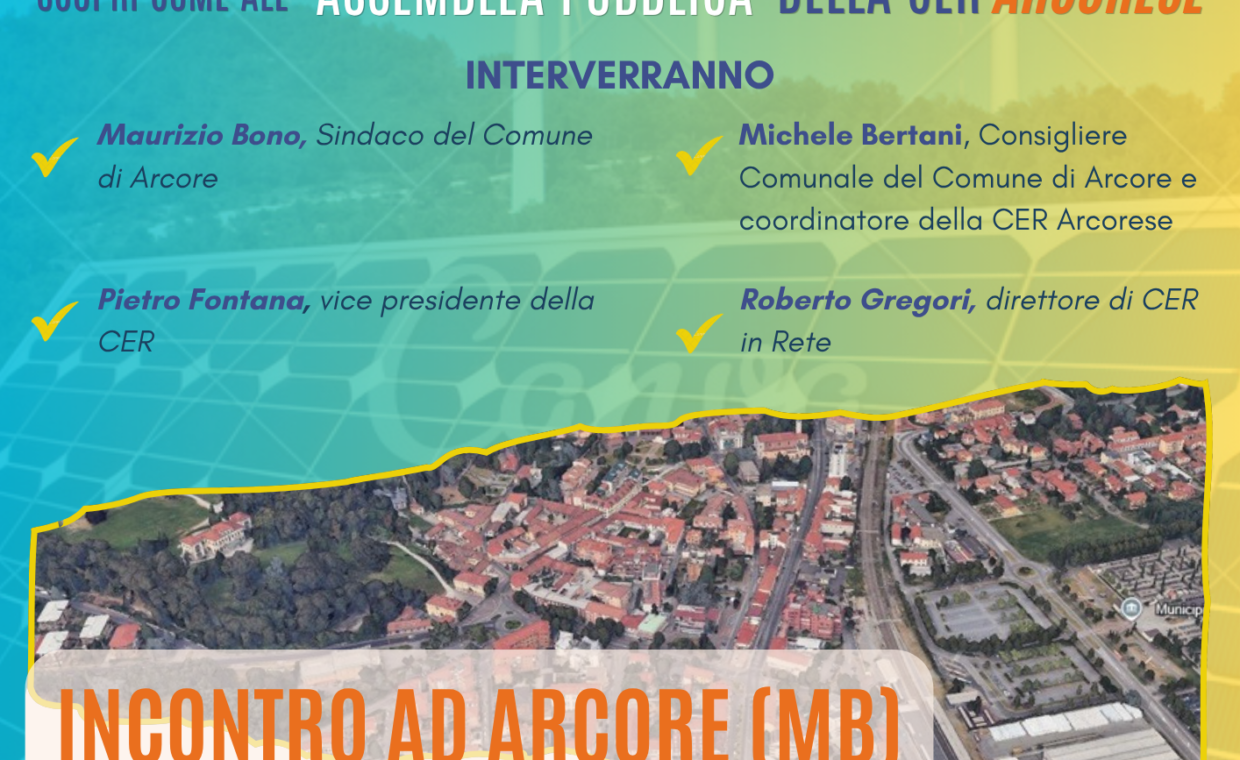 Assemblea pubblica della CER Arcorese