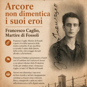 Francesco Caglio Martire di Fossoli 12.7.26