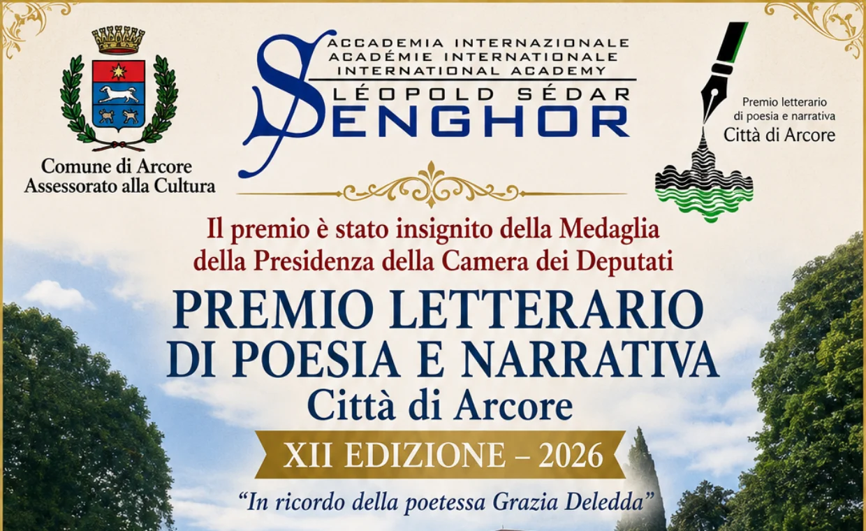 LOCANDINA PREMIAZIONE PREMIO ARCORE GRAZIA DELEDDA 2026
