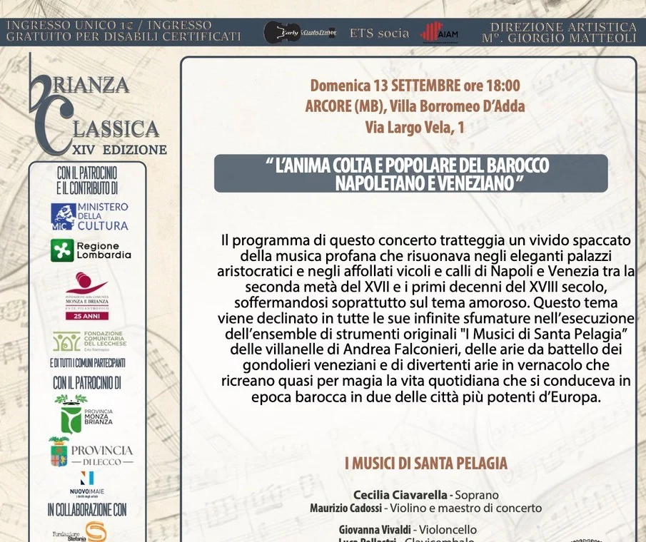 Brianza classica 2026