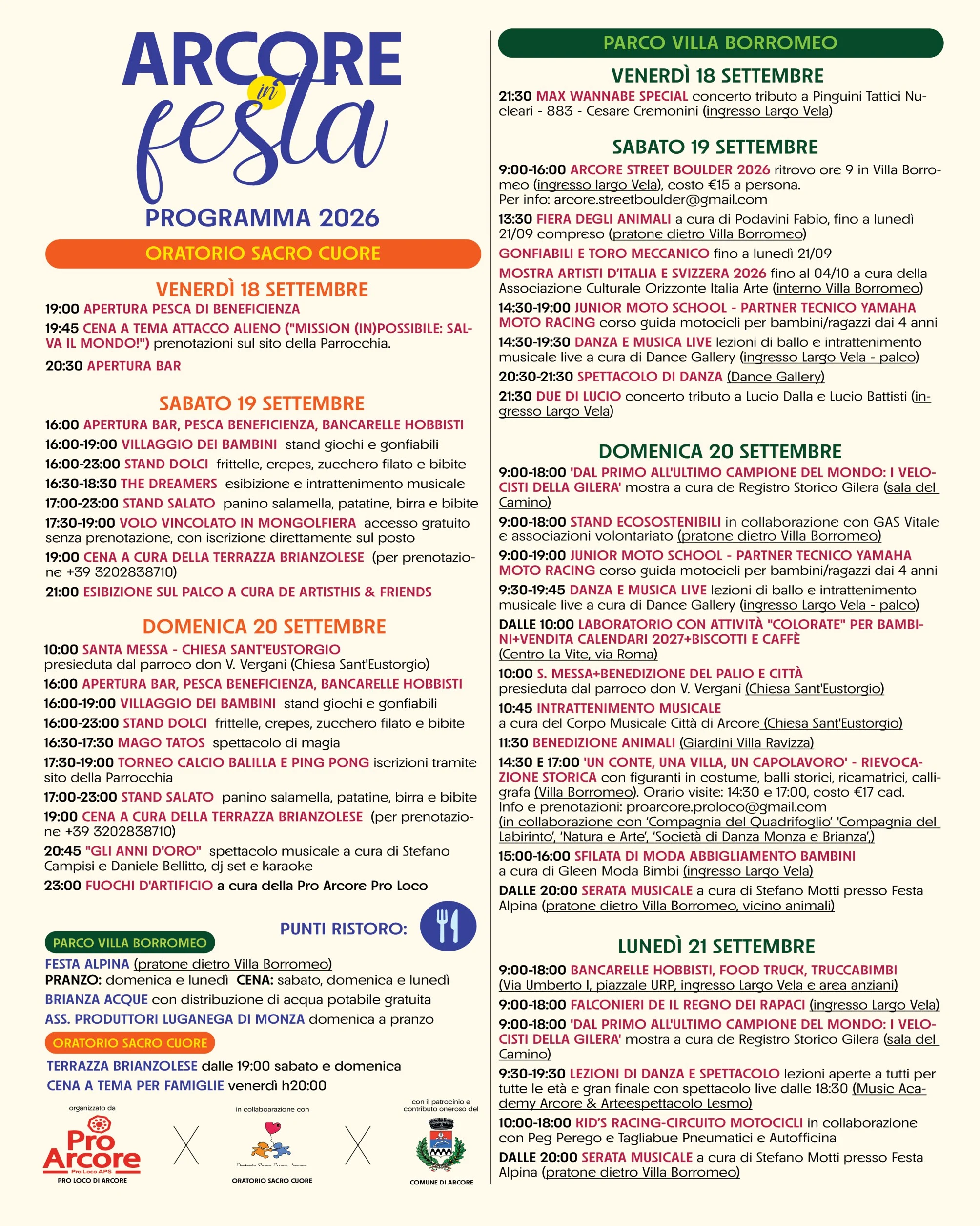 Programma Festa Patronale pag 2