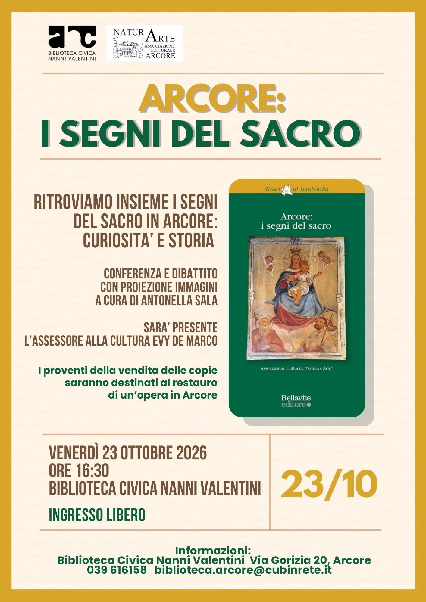 Arcore: i segni del sacro