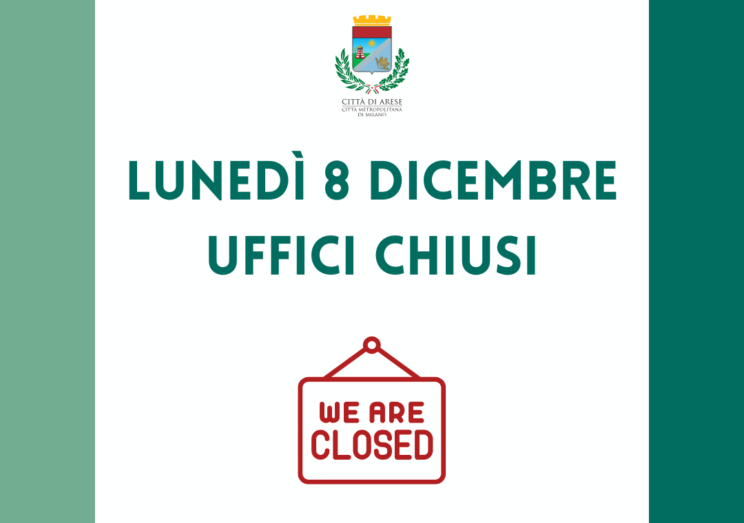 Uffici chiusi Immacolata