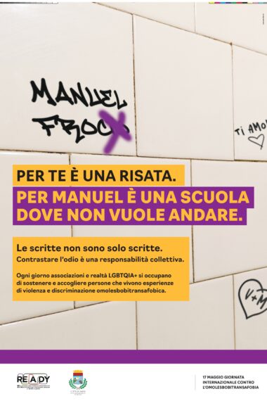 CAMPAGNA READY omolesbobitransfobia