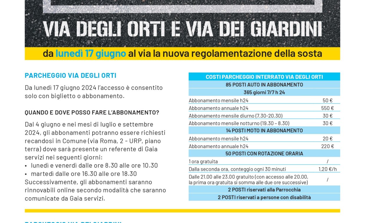Tariffario