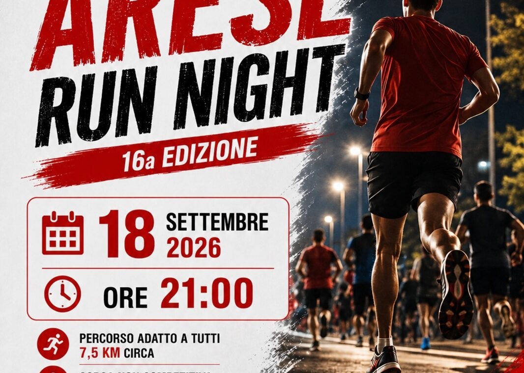 Arese Run Night 2026 corsa 18 settembre