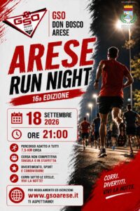 Arese Run Night 2026 corsa 18 settembre