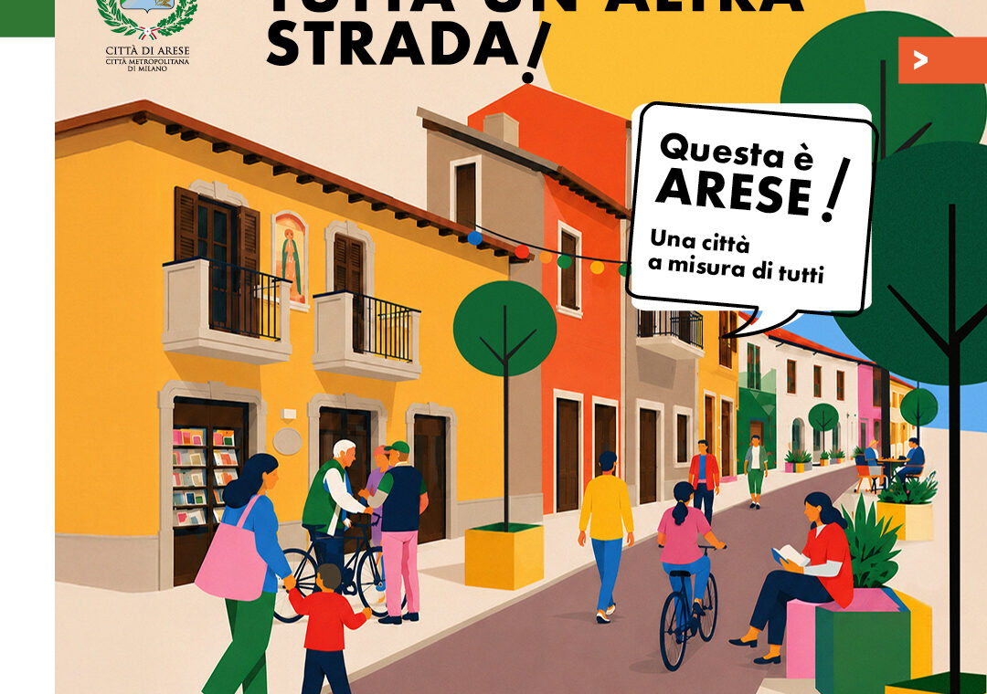 centro storico arese area pedonale
