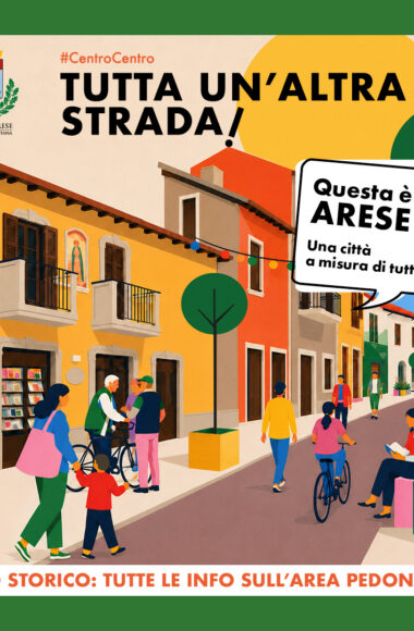 centro storico arese area pedonale