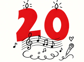 20 e note musicali
