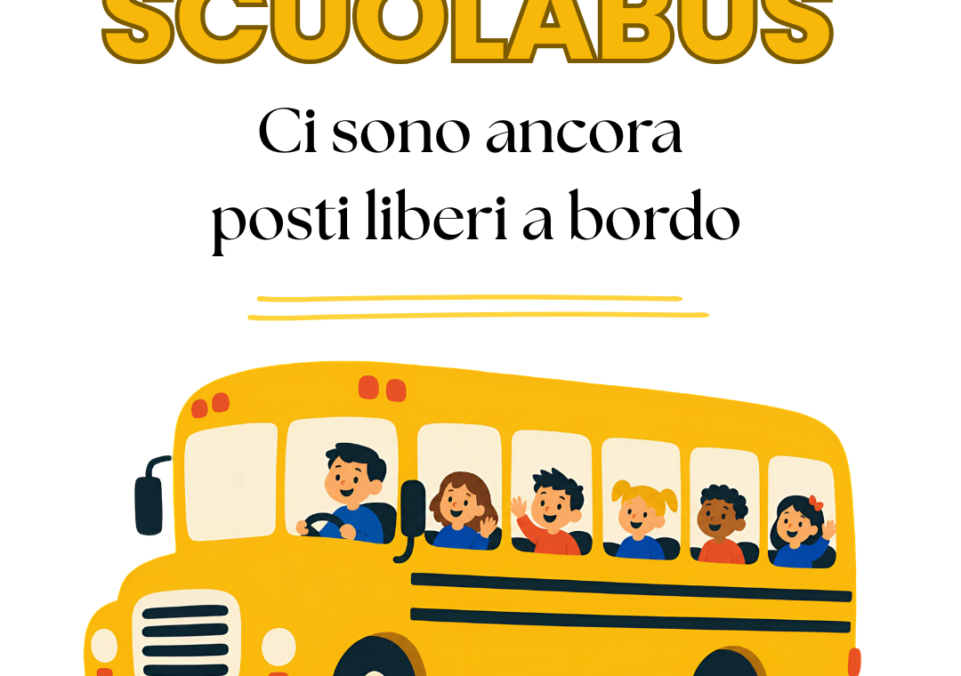 scuolabus con bambini