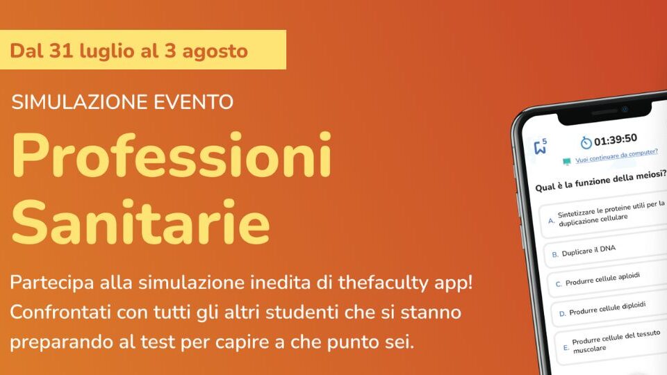 Simulazione evento professioni sanitarie