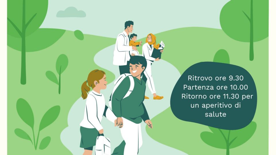 Locandina diabete benessere vien camminando insieme 1