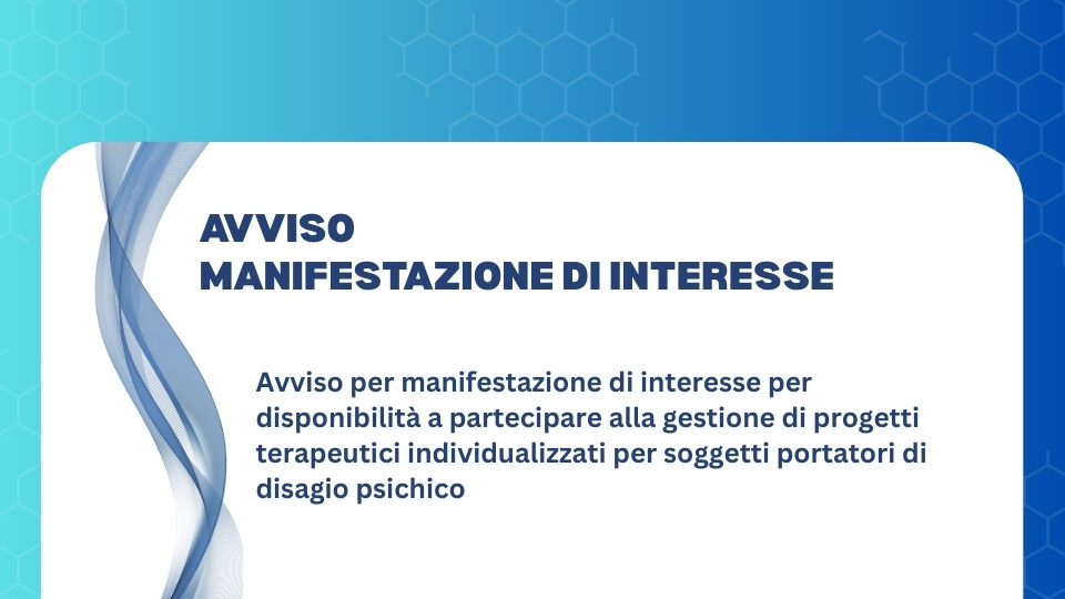 Avviso per manifestazione
