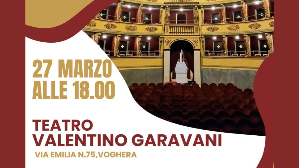 Evento Teatro Garavani 27 marzo 2026
