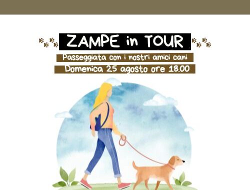 Zampe in tour 25.08