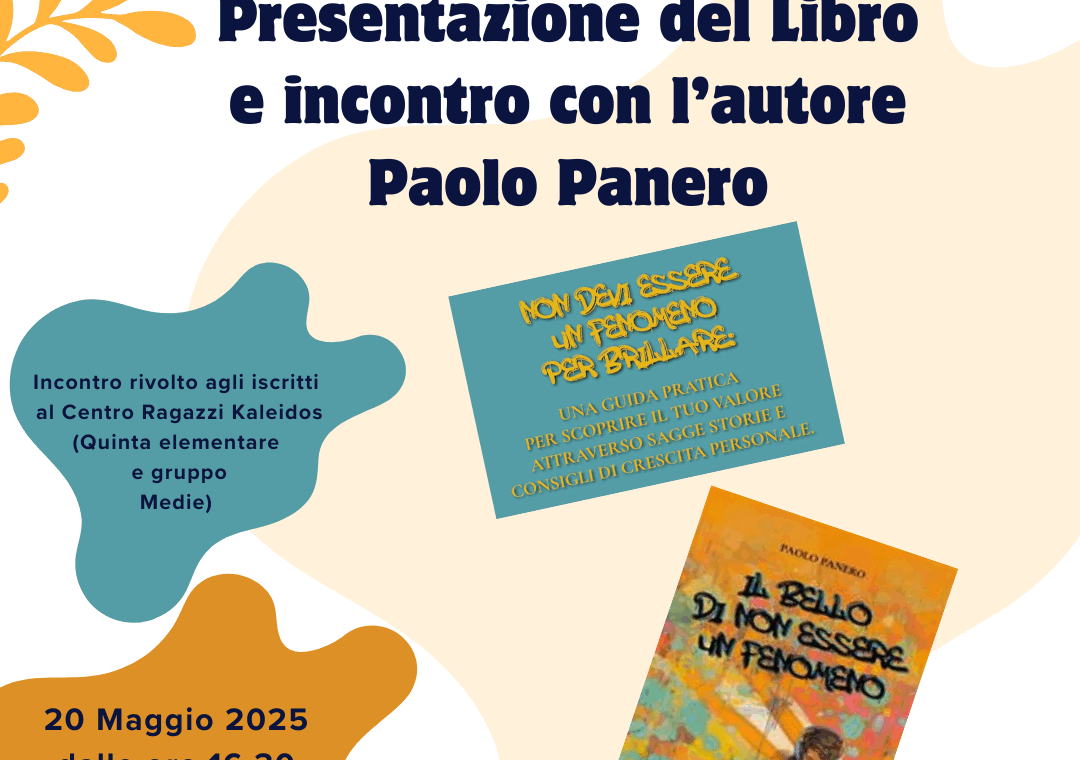 Il bello di non essere un fenomeno-incontro autore