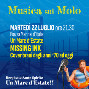 Martedì 22 luglio Missing ink