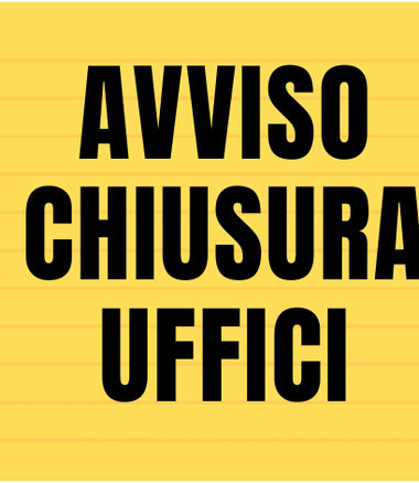 Avviso chiusura uffici comunali