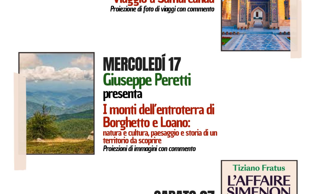 Locandina incontri Unitre - Dicembre