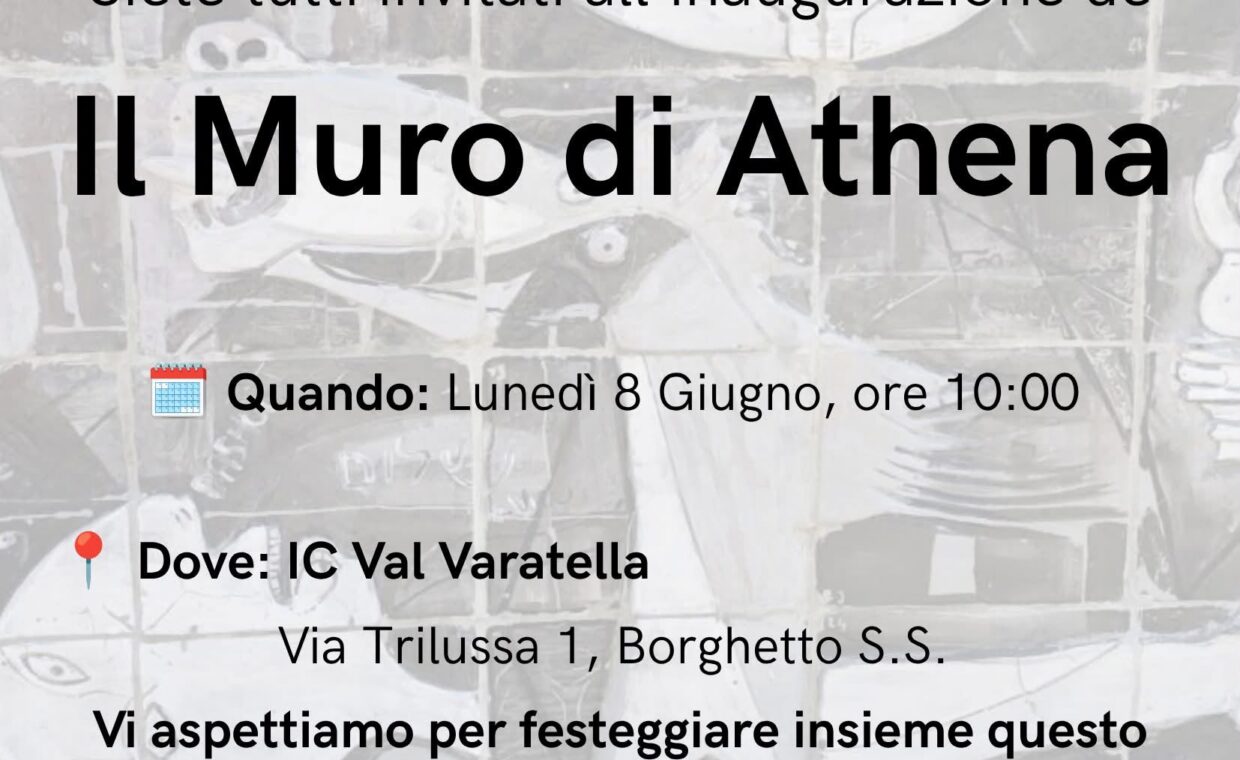 Inaugurazione Muro di Athena