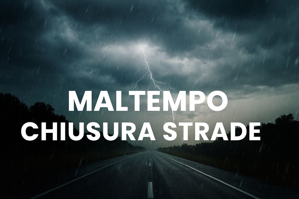 maltempo chiusura strade