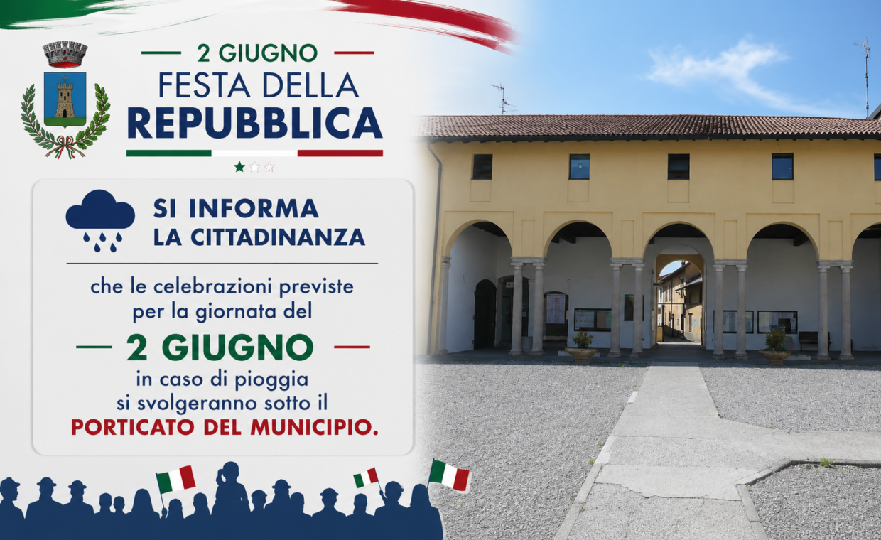 AVVISO PER FESTA DEL 2 GIUGNO