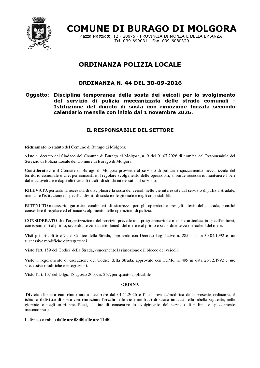 Atto originale