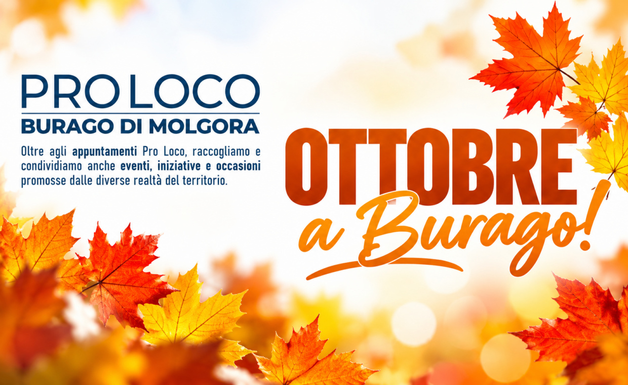Ottobre a Burago tra le foglie