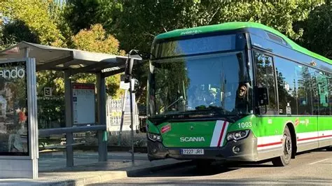 fermata autobus e autobus fermo