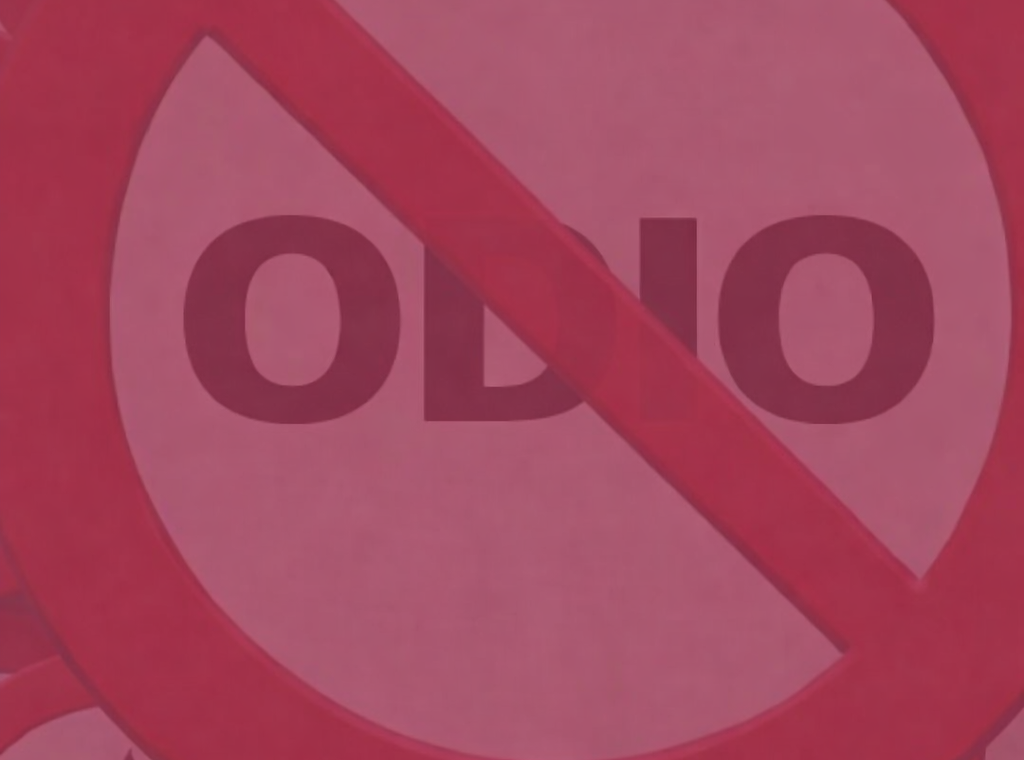 divietro di accesso sulla parola odio