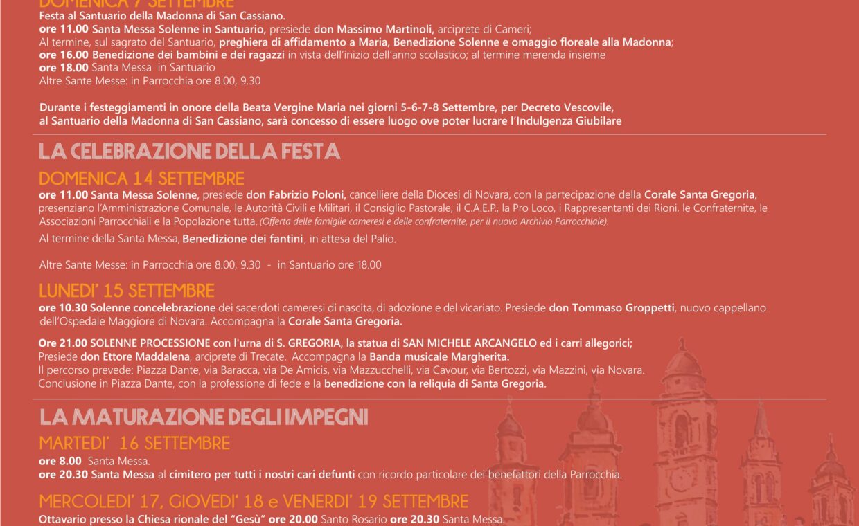 Programma religioso 2025-1