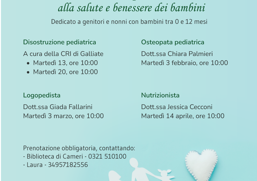 Incontri per la salute bambini