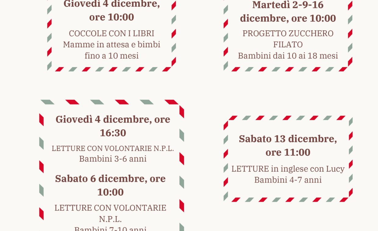 Letture di dicembre