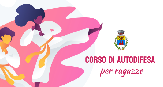 Immagine stilizzata di una ragazza che pratica arti marziali