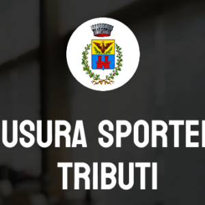 Immagine di sfondo di un ufficio con la scritta recante 