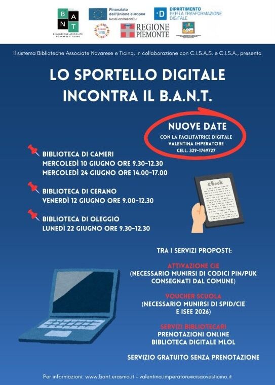 Locandina sportello digitale