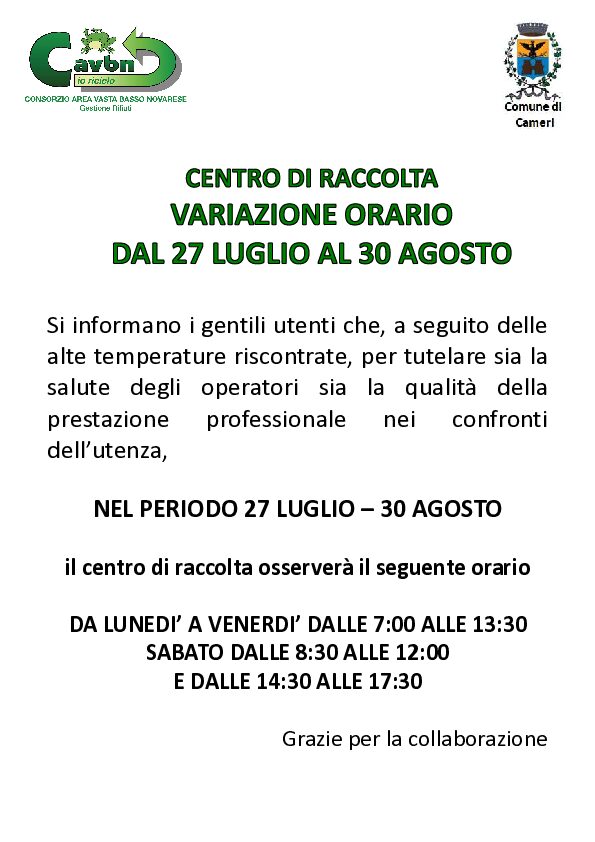 CAMERI_VOLANTINO_CDR_ORARIOESTIVO