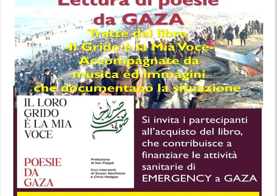 Lettura di poesie da Gaza