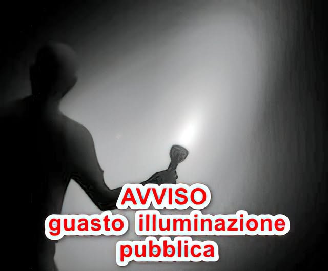 Guasto illuminazione pubblica