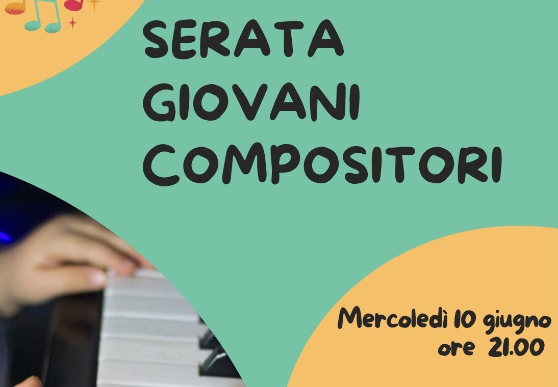 Locandina Sera giovani compositori