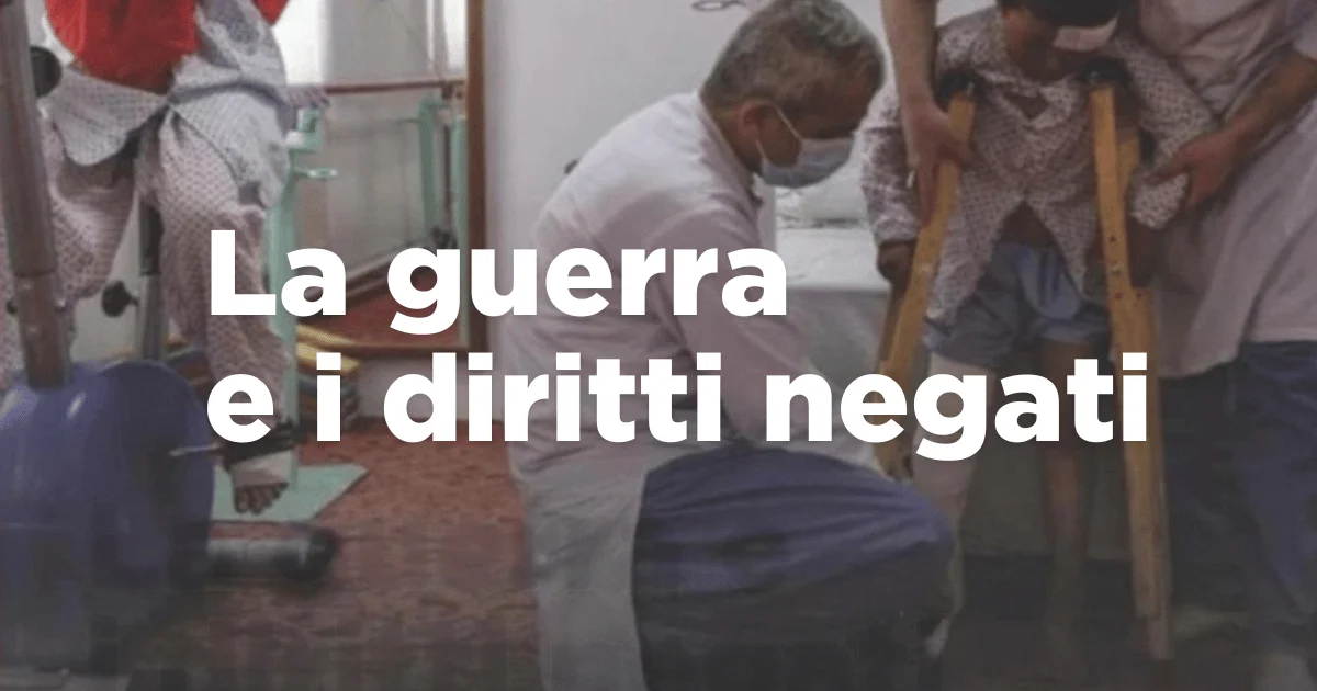 la guerra e i diritti negati