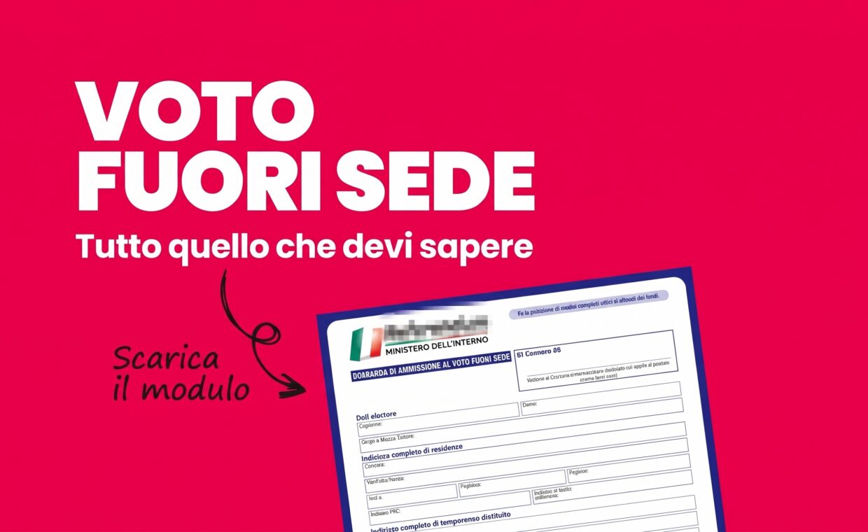 Voto fuori sede modulo per sito